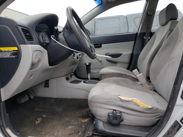 KMHCN46C19U373993 - 2009 HYUNDAI ACCENT GLS SILVER photo 7