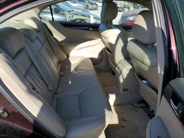 JTHBA30G040006633 - 2004 LEXUS ES 330 BURGUNDY photo 10