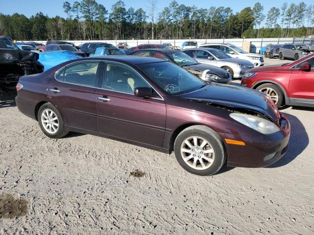 JTHBA30G040006633 - 2004 LEXUS ES 330 BURGUNDY photo 4