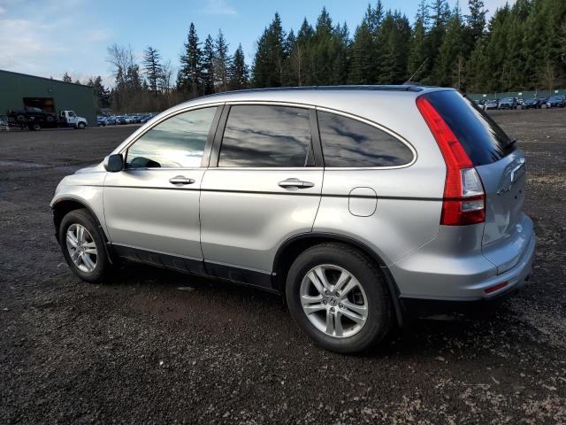 JHLRE4H70BC018701 - 2011 HONDA CR-V EXL SILVER photo 2