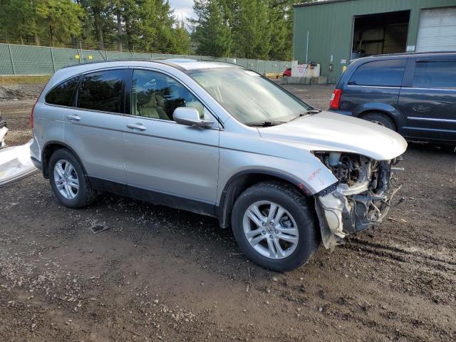 JHLRE4H70BC018701 - 2011 HONDA CR-V EXL SILVER photo 4