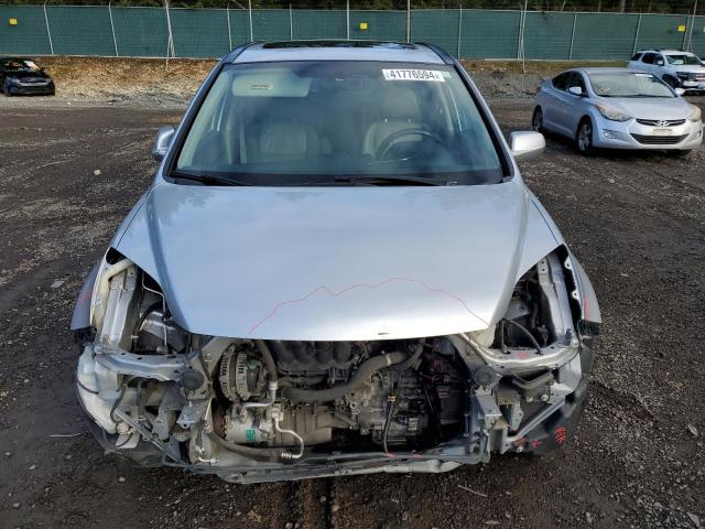 JHLRE4H70BC018701 - 2011 HONDA CR-V EXL SILVER photo 5