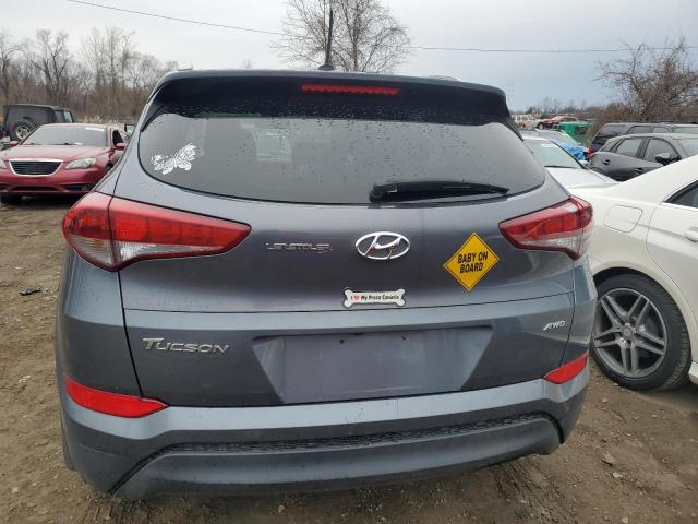 KM8J3CA42GU105328 - 2016 HYUNDAI TUCSON LIMITED GRAY photo 6