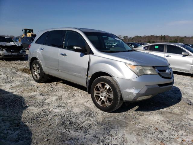 2HNYD28497H532275 - 2007 ACURA MDX TECHNOLOGY SILVER photo 4