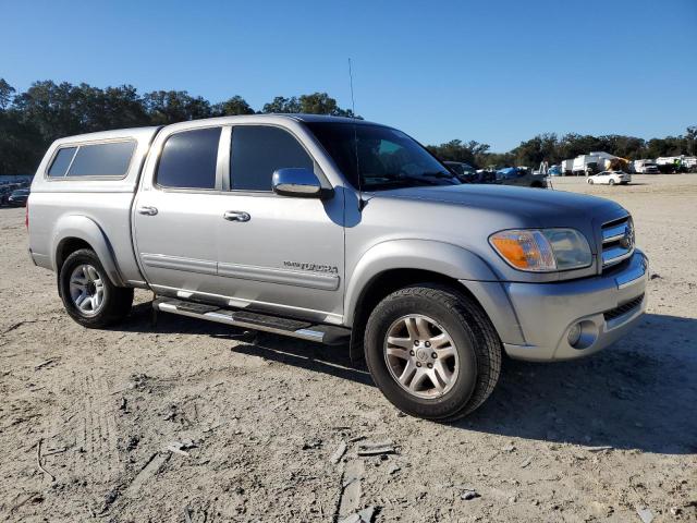 5TBET34115S492830 - 2005 TOYOTA TUNDRA DOUBLE CAB SR5 SILVER photo 4