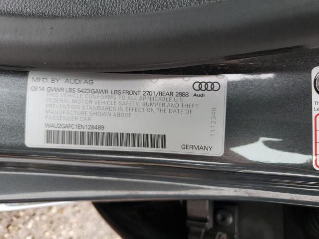 WAU2GAFC1EN128489 - 2014 AUDI A7 PRESTIGE GRAY photo 12