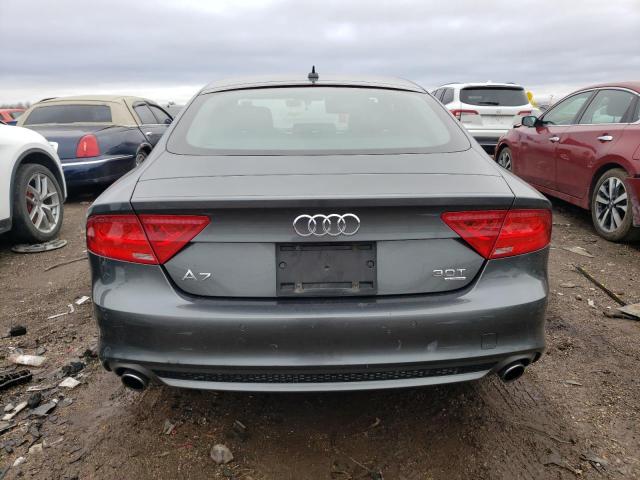 WAU2GAFC1EN128489 - 2014 AUDI A7 PRESTIGE GRAY photo 6