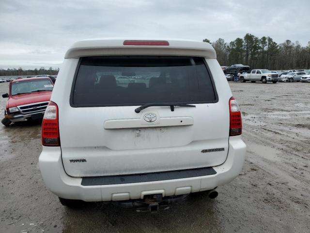 JTEBT17R078039267 - 2007 TOYOTA 4RUNNER LIMITED WHITE photo 6