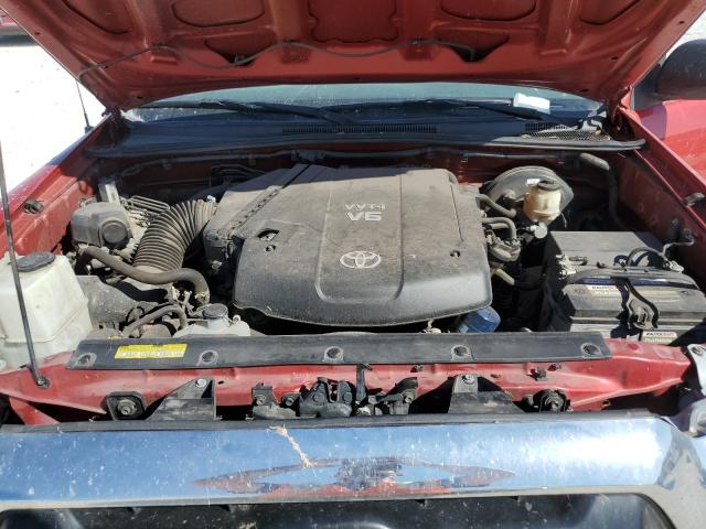 5TFJU4GN4FX066438 - 2015 TOYOTA TACOMA DOUBLE CAB PRERUNNER RED photo 11