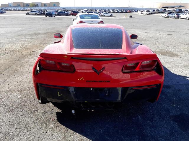 1G1YH2D73H5109753 - 2017 CHEVROLET CORVETTE STINGRAY Z51 1LT RED photo 6