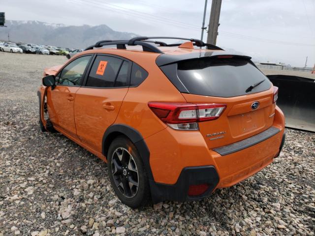 JF2GTADC5JH348607 - 2018 SUBARU CROSSTREK PREMIUM ORANGE photo 3