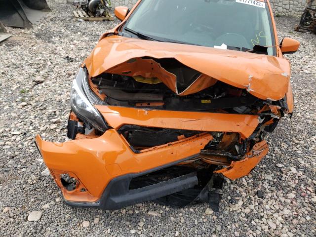 JF2GTADC5JH348607 - 2018 SUBARU CROSSTREK PREMIUM ORANGE photo 9