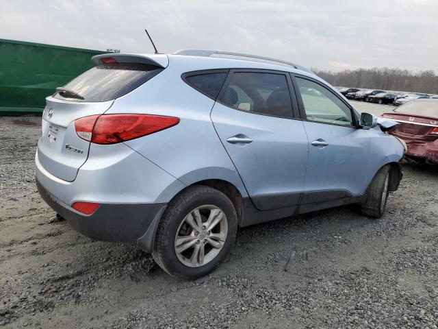 KM8JU3ACXCU388320 - 2012 HYUNDAI TUCSON GLS BLUE photo 3