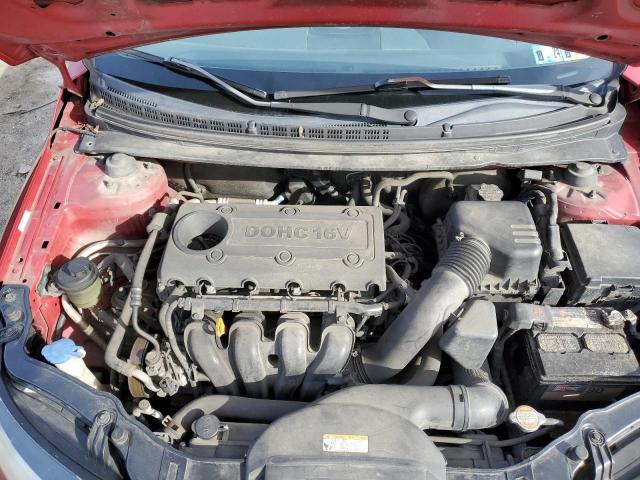 KNAFU6A22A5115296 - 2010 KIA FORTE EX MAROON photo 11