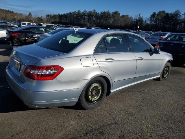 WDDHF8JB1DA664703 - 2013 MERCEDES-BENZ E 350 4MATIC SILVER photo 3