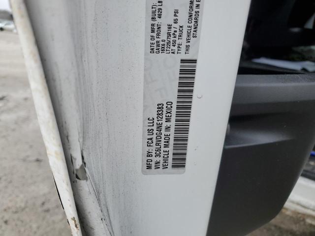 3C6LRVDG4NE128383 - 2022 RAM PROMASTER 2500 HIGH WHITE photo 13