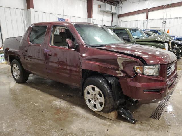 2HJYK16528H509029 - 2008 HONDA RIDGELINE RTL MAROON photo 4