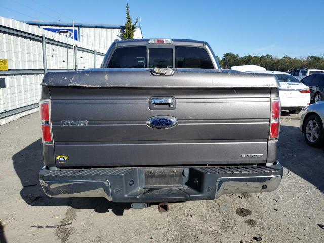 1FTFW1CF9DFD23299 - 2013 FORD F150 SUPERCREW GRAY photo 6