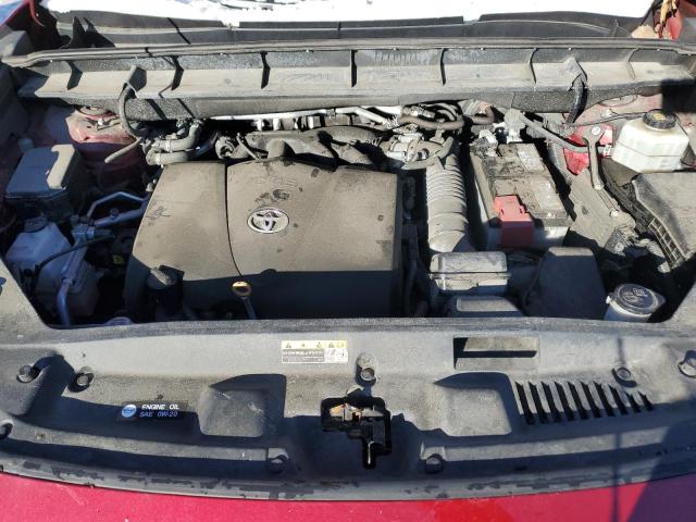 5TDHZRBH6LS054243 - 2020 TOYOTA HIGHLANDER XLE 红色 照片 12