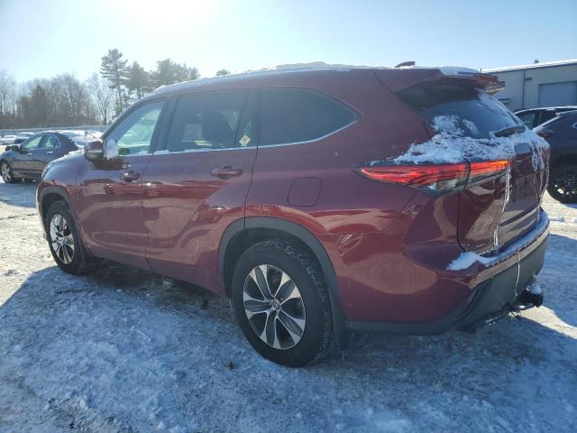 5TDHZRBH6LS054243 - 2020 TOYOTA HIGHLANDER XLE 红色 照片 2