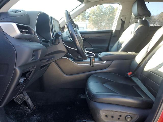 5TDHZRBH6LS054243 - 2020 TOYOTA HIGHLANDER XLE 红色 照片 7