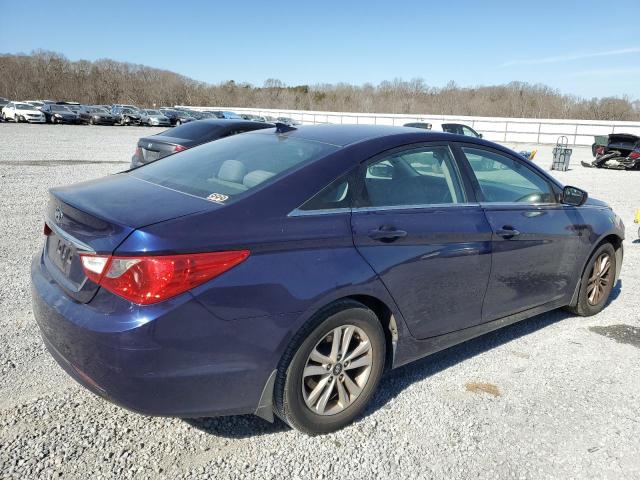 5NPEB4AC8DH632429 - 2013 HYUNDAI SONATA GLS BLUE photo 3