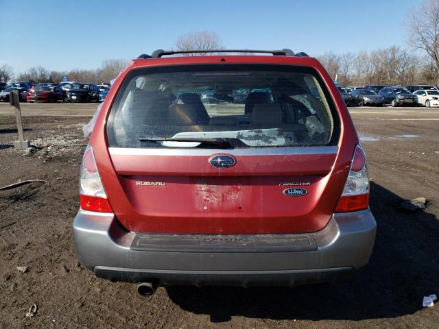 JF1SG67697H711621 - 2007 SUBARU FORESTER 2.5X LL BEAN RED photo 6