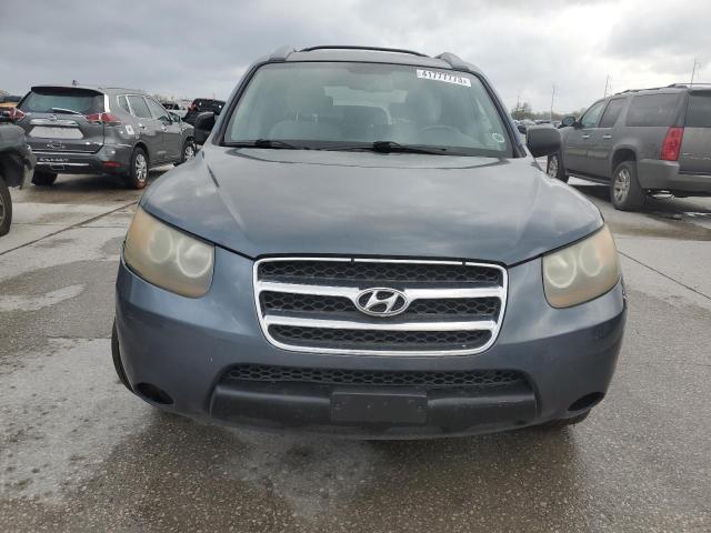 5NMSH13E77H063413 - 2007 HYUNDAI SANTA FE SE BLUE photo 5