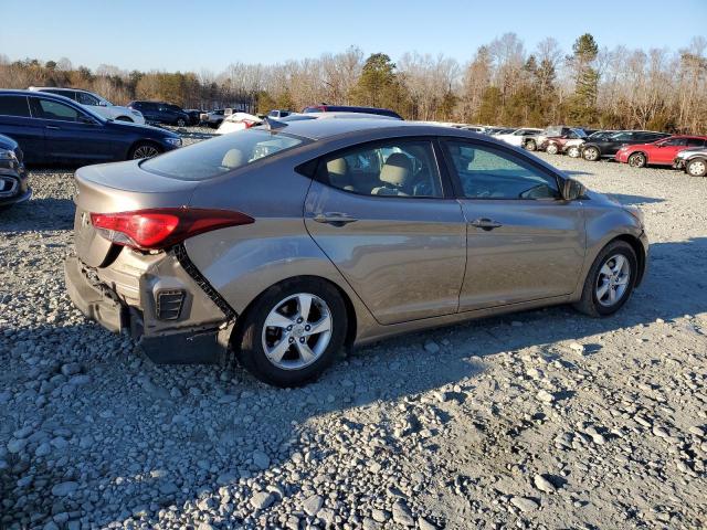 5NPDH4AE8EH529993 - 2014 HYUNDAI ELANTRA SE GRAY photo 3