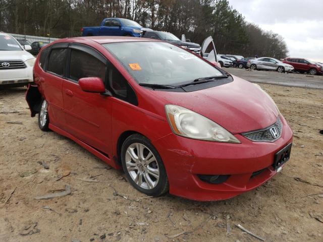 JHMGE88449S048722 - 2009 HONDA FIT SPORT RED photo 4