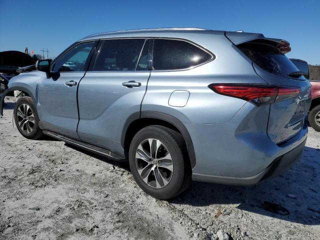 5TDHZRAH1LS011494 - 2020 TOYOTA HIGHLANDER XLE GRAY photo 2