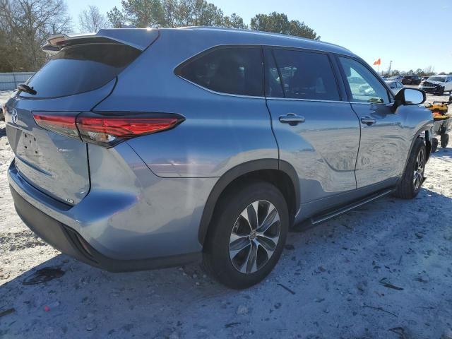 5TDHZRAH1LS011494 - 2020 TOYOTA HIGHLANDER XLE GRAY photo 3