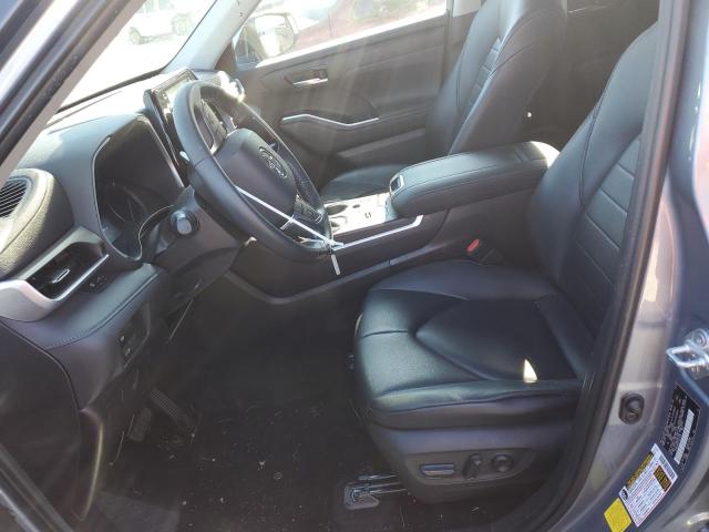5TDHZRAH1LS011494 - 2020 TOYOTA HIGHLANDER XLE GRAY photo 7