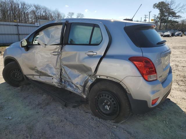 3GNCJKSB7HL229821 - 2017 CHEVROLET TRAX LS SILVER photo 2