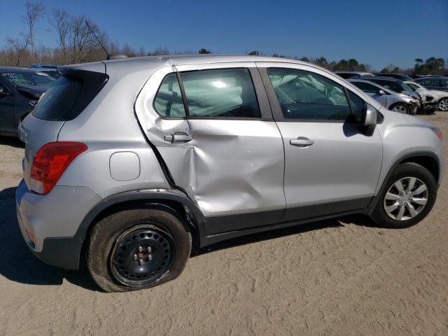 3GNCJKSB7HL229821 - 2017 CHEVROLET TRAX LS SILVER photo 3