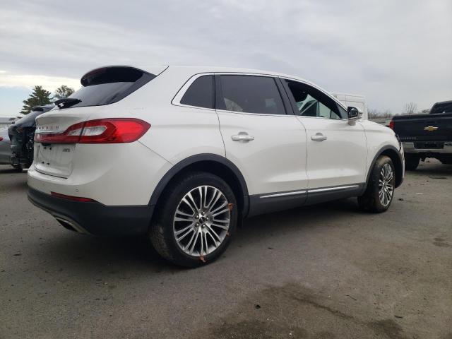 2LMTJ8LR8GBL43926 - 2016 LINCOLN MKX RESERVE თეთრი ფოტო 3