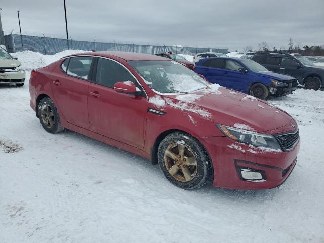 KNAGM4A70F5550572 - 2015 KIA OPTIMA LX RED photo 4