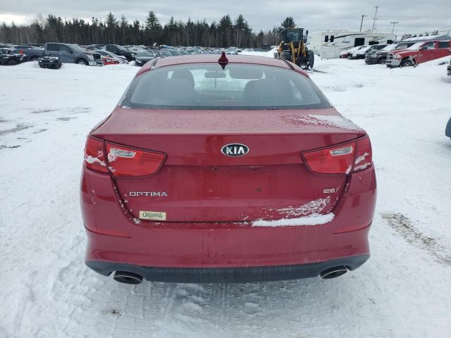 KNAGM4A70F5550572 - 2015 KIA OPTIMA LX RED photo 6