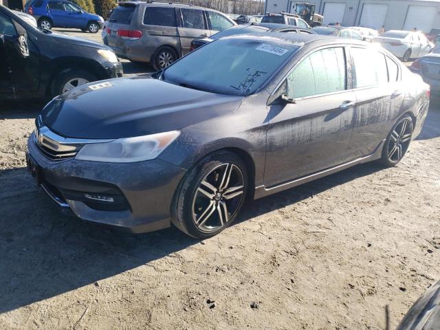 1HGCR2F57HA277236 - 2017 HONDA ACCORD SPORT GRAY photo 1