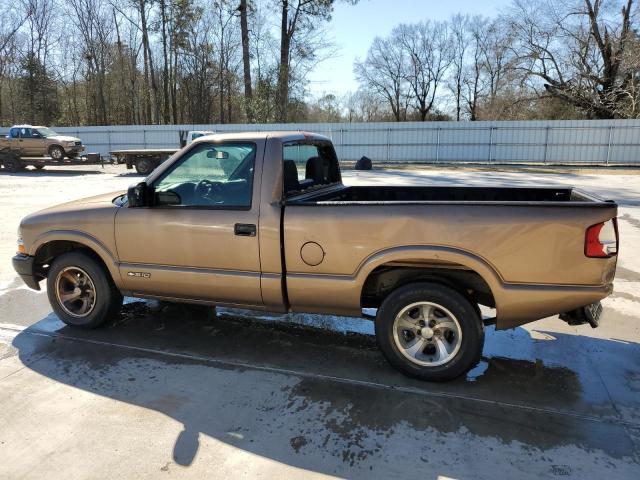 1GCCS145928213682 - 2002 CHEVROLET S TRUCK S10 TAN photo 2