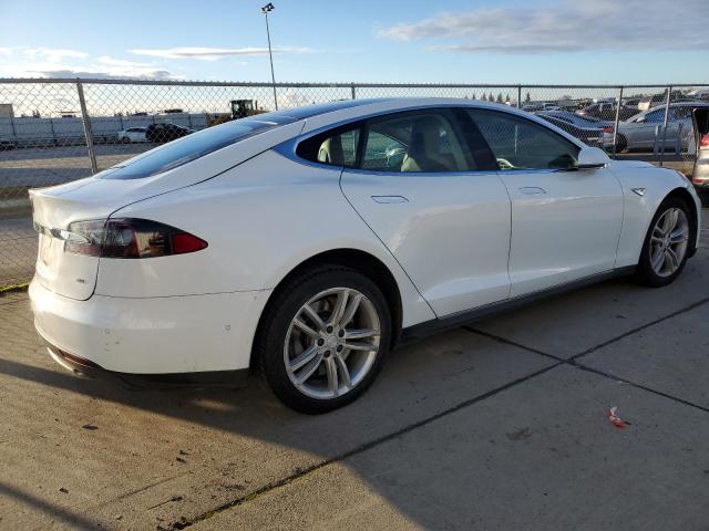 5YJSA1H18EFP63871 - 2014 TESLA MODEL S 白色 照片 3