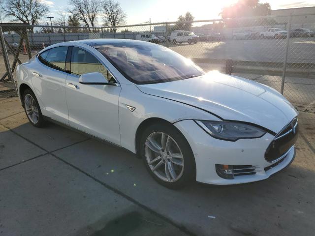 5YJSA1H18EFP63871 - 2014 TESLA MODEL S 白色 照片 4