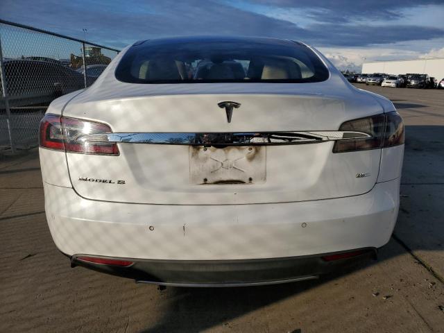 5YJSA1H18EFP63871 - 2014 TESLA MODEL S 白色 照片 6