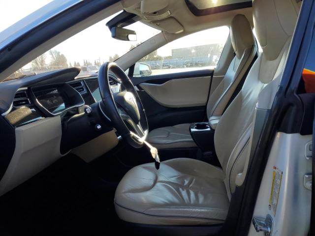 5YJSA1H18EFP63871 - 2014 TESLA MODEL S 白色 照片 7