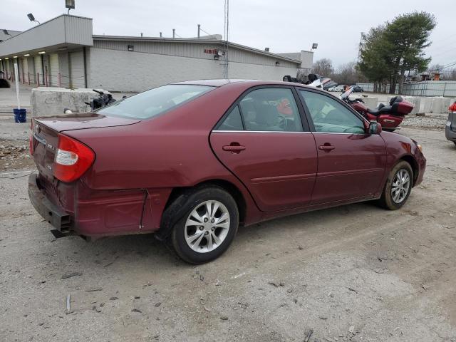 4T1BF32K14U075159 - 2004 TOYOTA CAMRY LE BURGUNDY photo 3