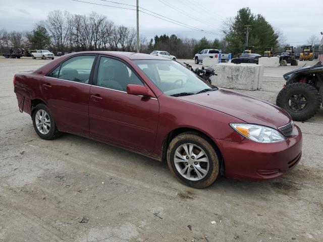 4T1BF32K14U075159 - 2004 TOYOTA CAMRY LE BURGUNDY photo 4