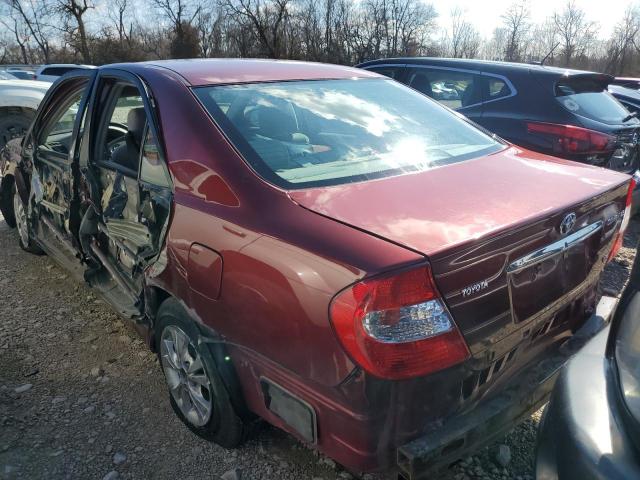 4T1BF32K14U075159 - 2004 TOYOTA CAMRY LE BURGUNDY photo 6