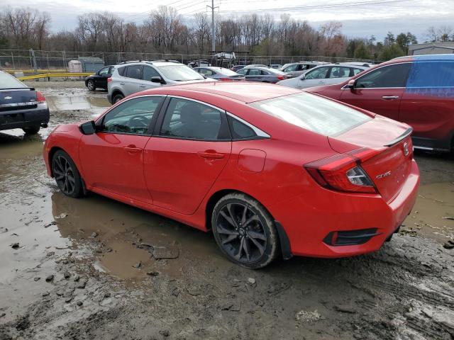 2HGFC2F87KH536082 - 2019 HONDA CIVIC SPORT Rojo foto 2
