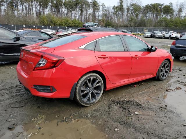 2HGFC2F87KH536082 - 2019 HONDA CIVIC SPORT RED photo 3