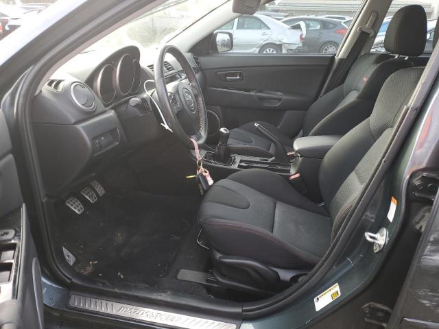 JM1BK34M881150364 - 2008 MAZDA SPEED 3 GRAY photo 7